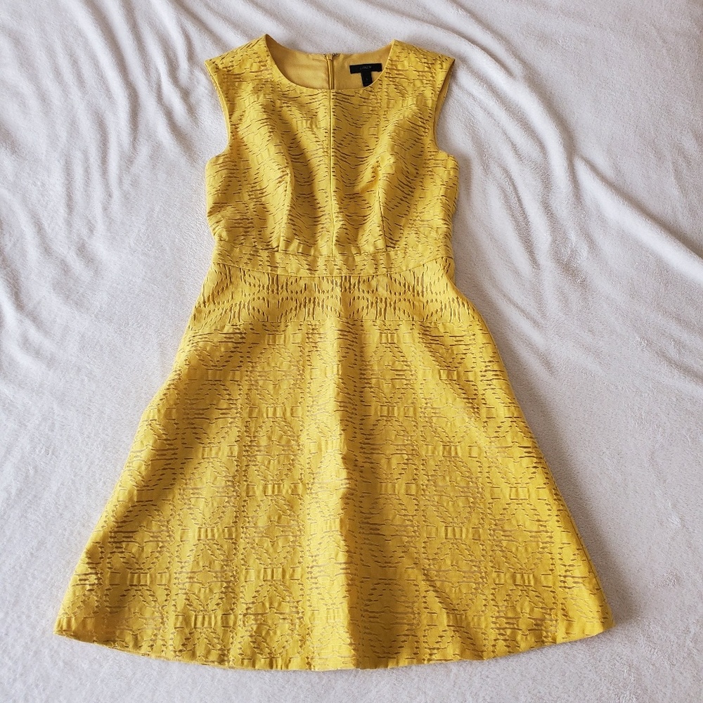 NWOT J. Crew Golden Dress